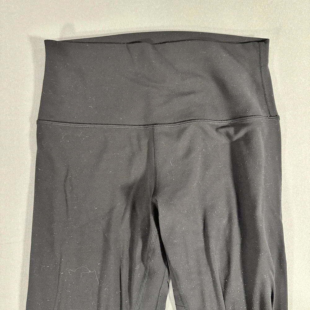 Lululemon Leggings Womens 8 Black High Rise Ankle Yoga Athletic Stretch Gym